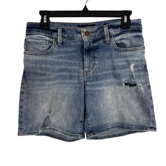 Lucky Brand Pants - Lucky Brand the Roll Up Distressed Denim Jean Shorts Women's 4/27